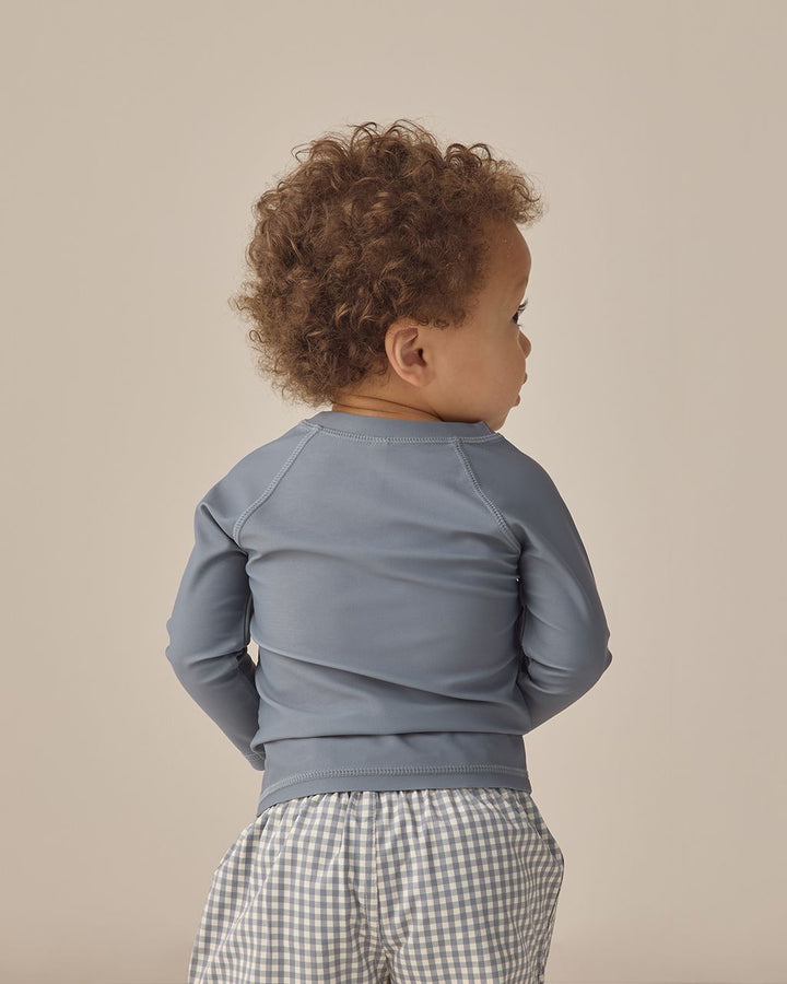 BOYS SWIM SHORT || OCEAN GINGHAM