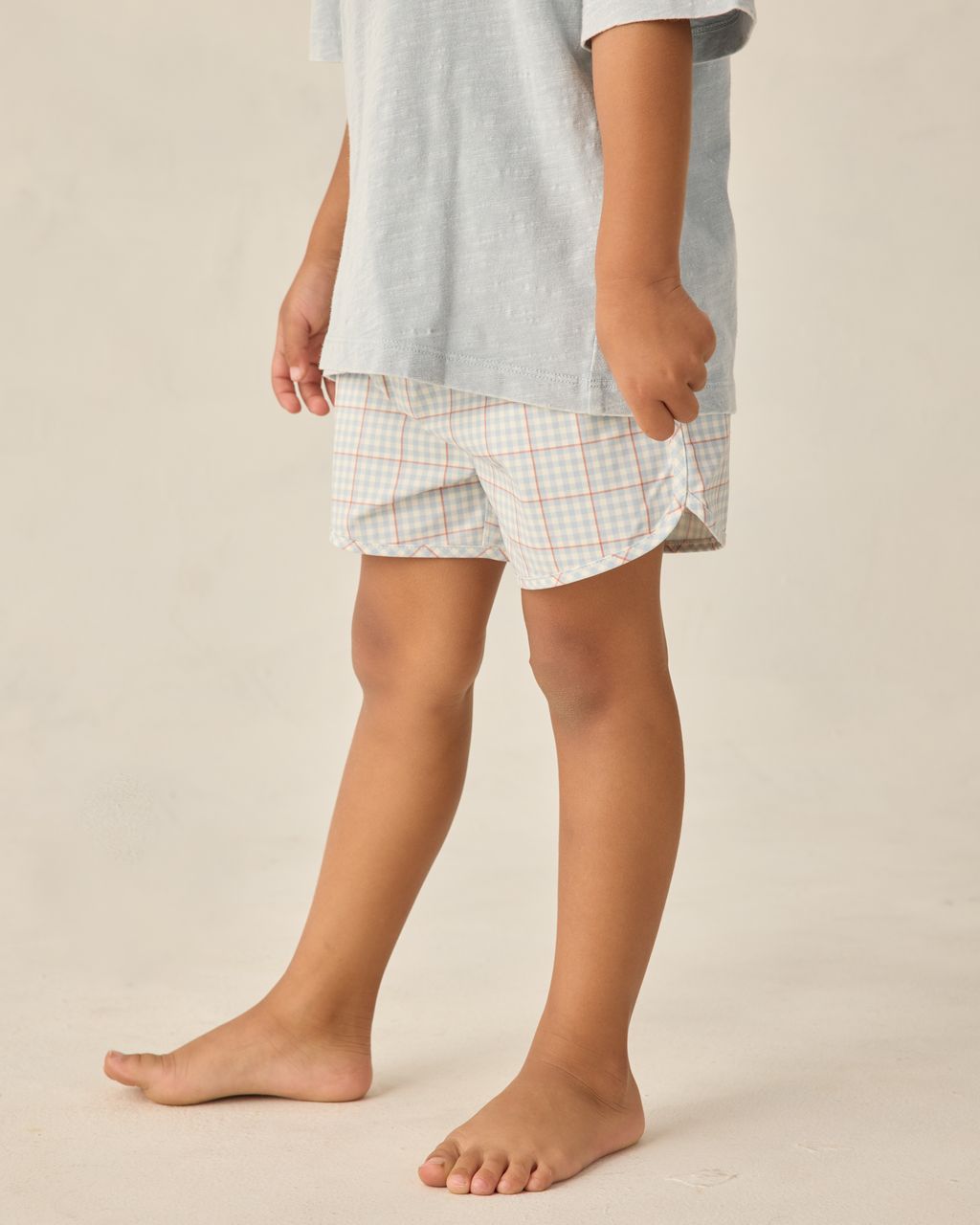 PERRY SHORT || LIGHT BLUE PLAID
