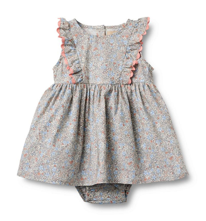 SOFIA DRESS || AIR BLUE FLOWERS