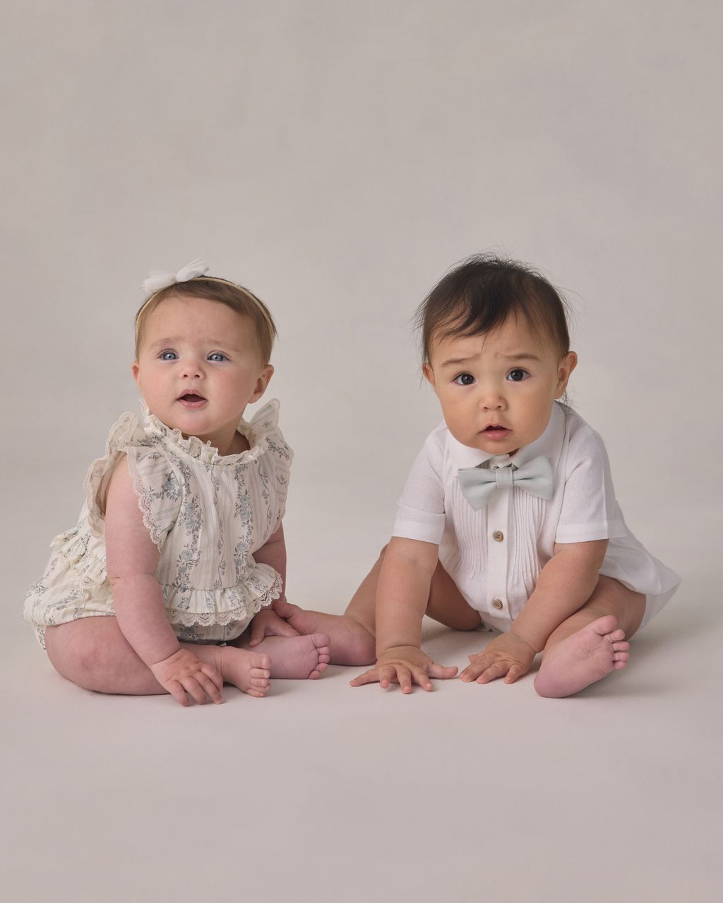 ALICE ROMPER || FRENCH FLORAL STRIPE