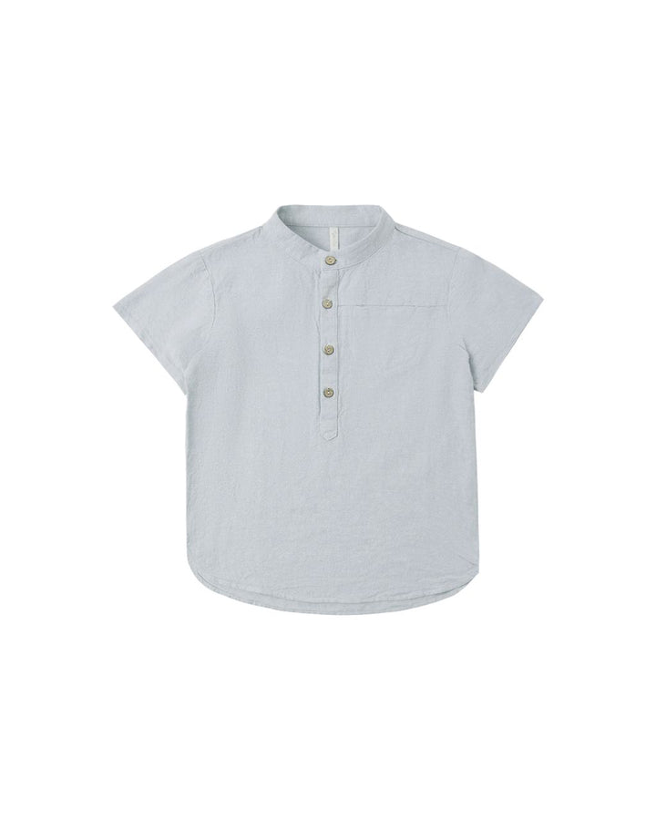 MASON SHIRT || HEATHERED LIGHT BLUE