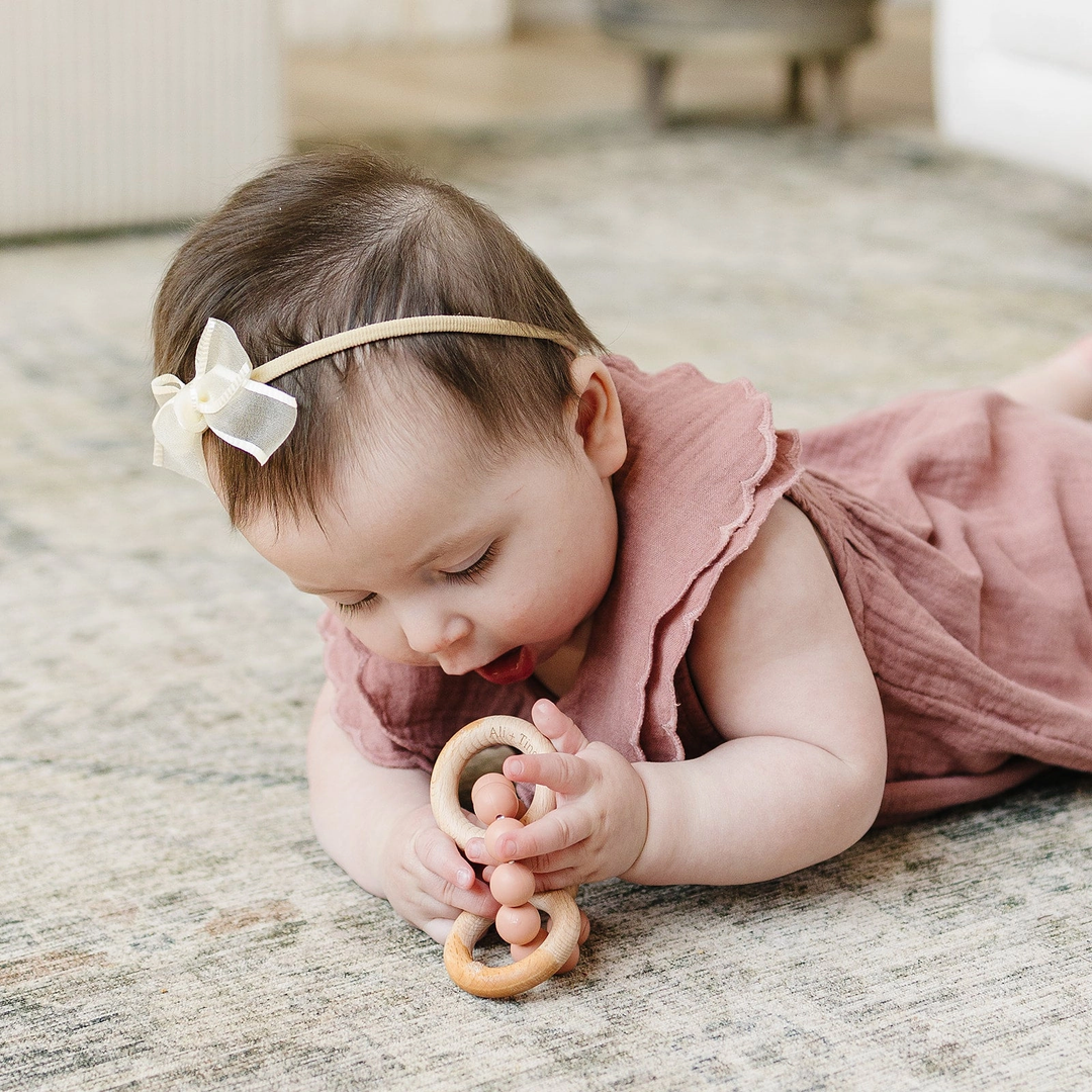 SILICONE TEETHER RING || MUTED