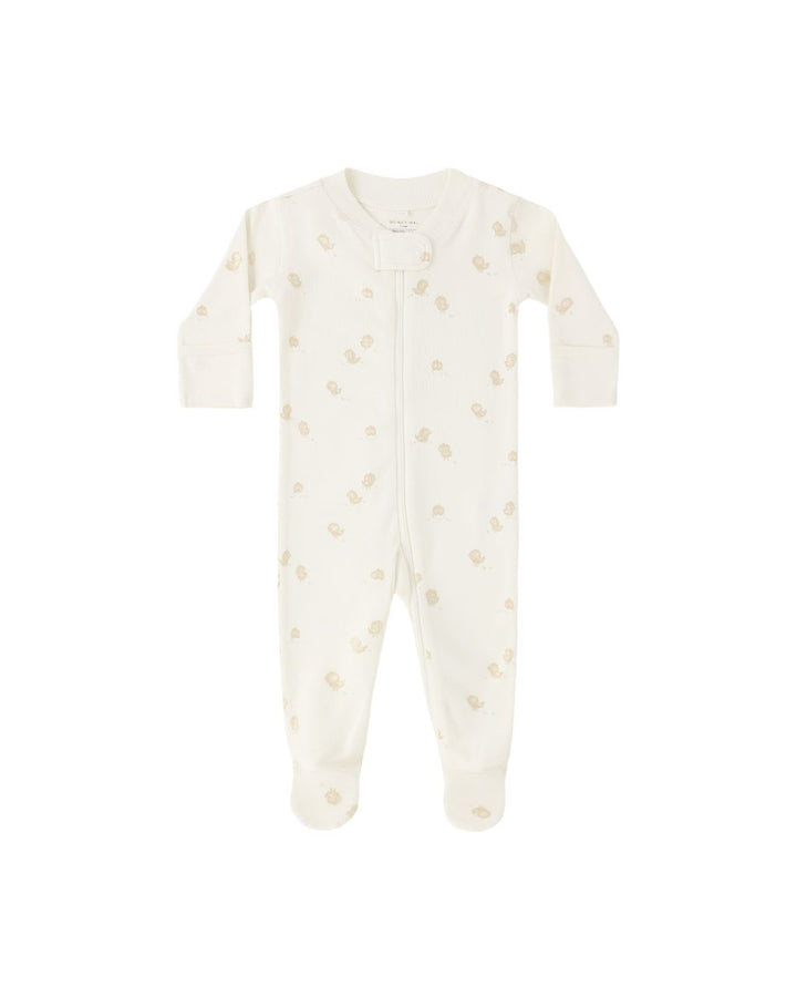 ZIP LONG SLEEVE SLEEPER FOOTIE || CHICKS