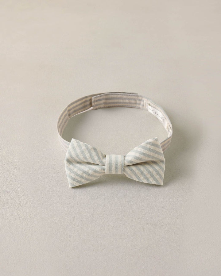BOW TIE || SKY STRIPE SEERSUCKER