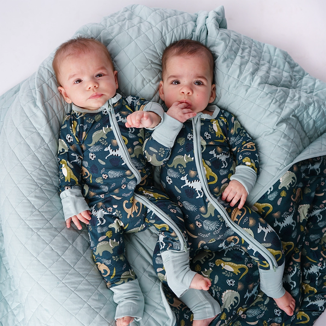 BAMBOO BABY PAJAMAS || DINOSAUR