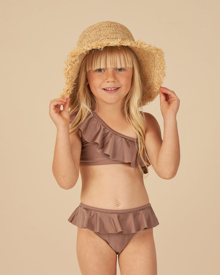 SKIRTED BIKINI || MULBERRY SHIMMER