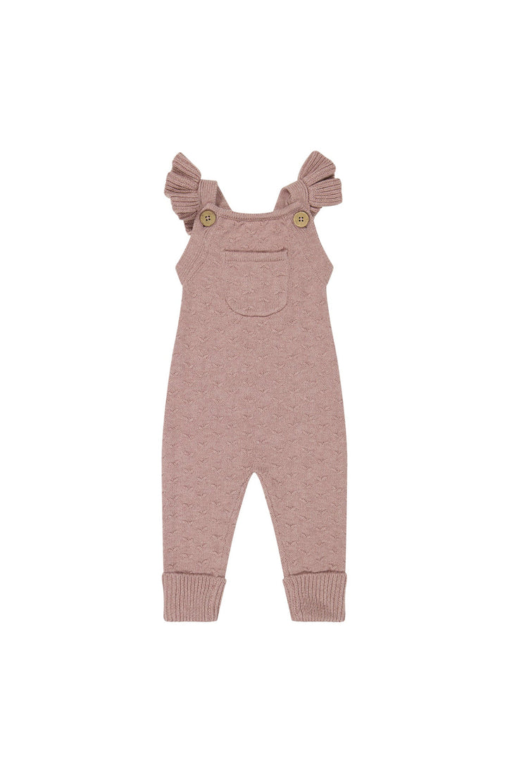 MIA KNITTED ONEPIECE || VINTAGE MAUVE MARLE