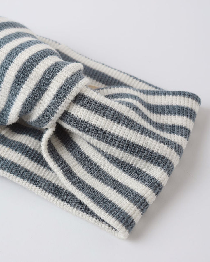 KNOTTED HEADBAND | OCEAN STRIPE