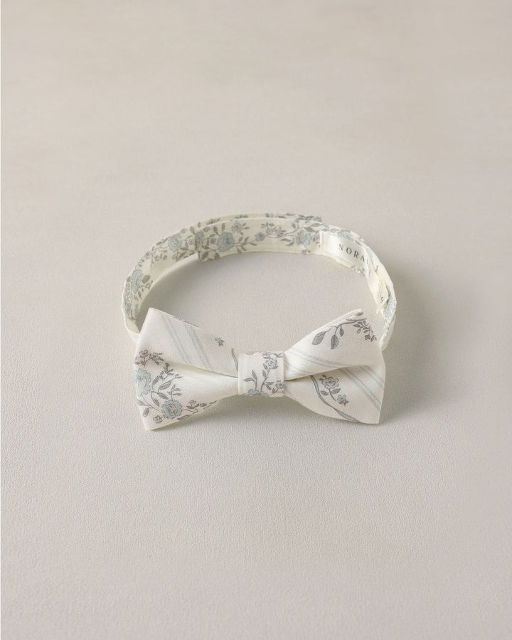 BOW TIE || FRENCH FLORAL STRIPE