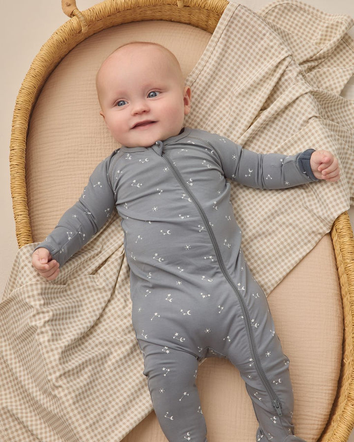 BAMBOO ZIP FOOTIE || STARLIGHT
