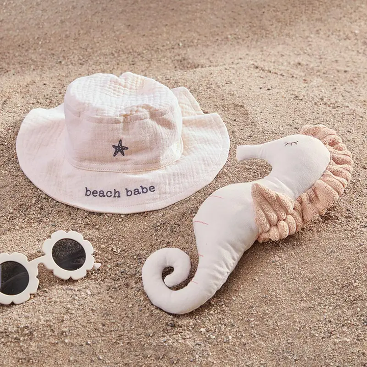 LINEN BEACH CRINKLE TOY || SEAHORSE