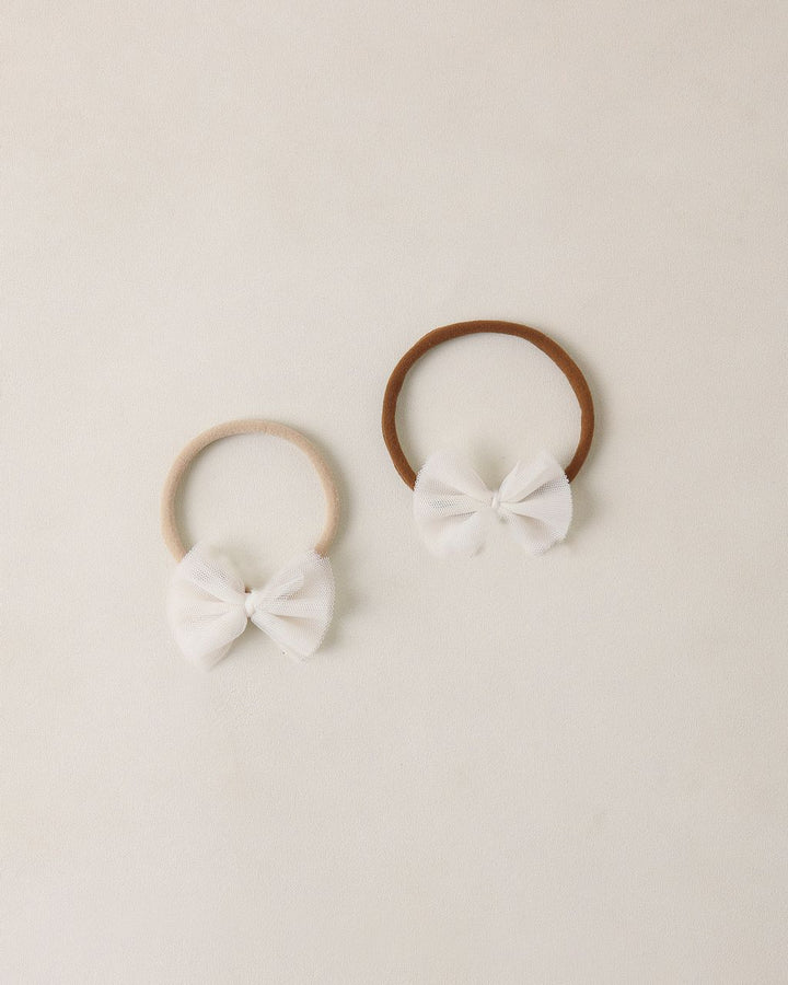 FLUTTER TULLE HEADBAND || IVORY