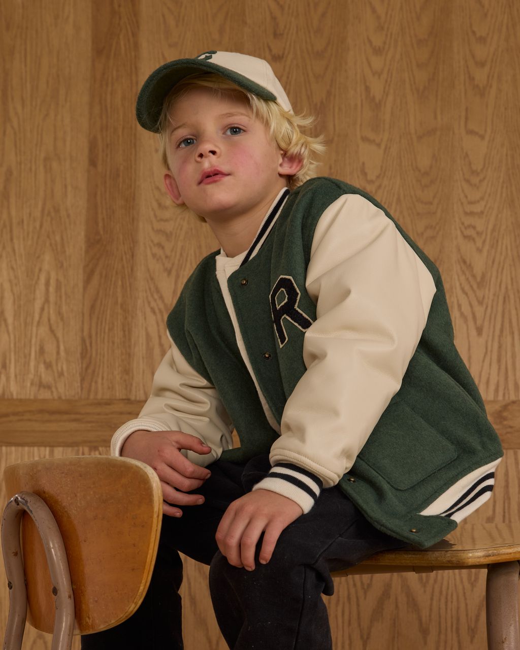 VARSITY JACKET || GREEN