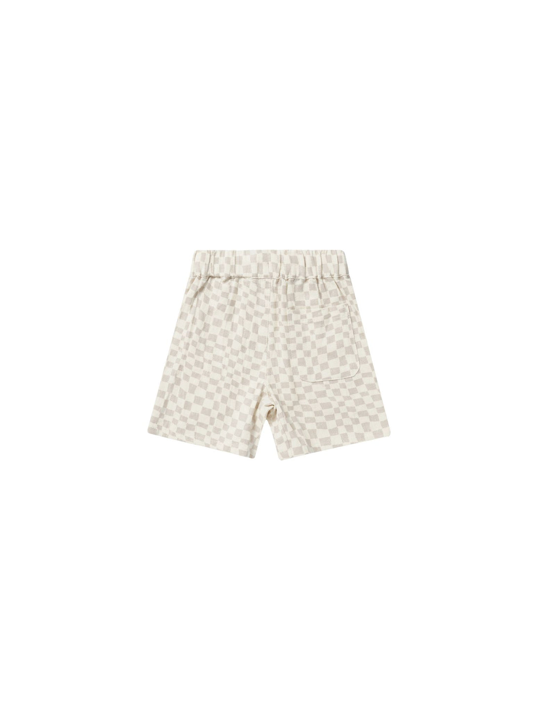 BERMUDA SHORT || DOVE CHECK