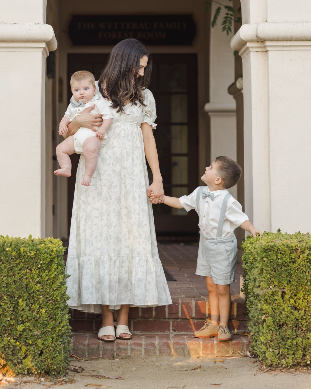 WOMEN'S CHLOE DRESS || MIST ENGLISH ROSE