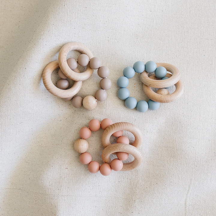 SILICONE TEETHER RING || MUTED