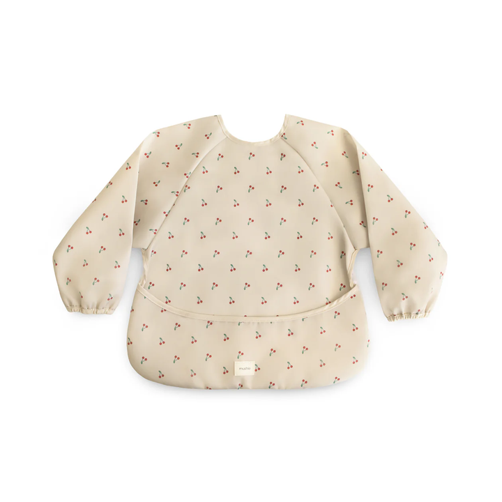 LONG SLEEVE BIB || CHERRIES