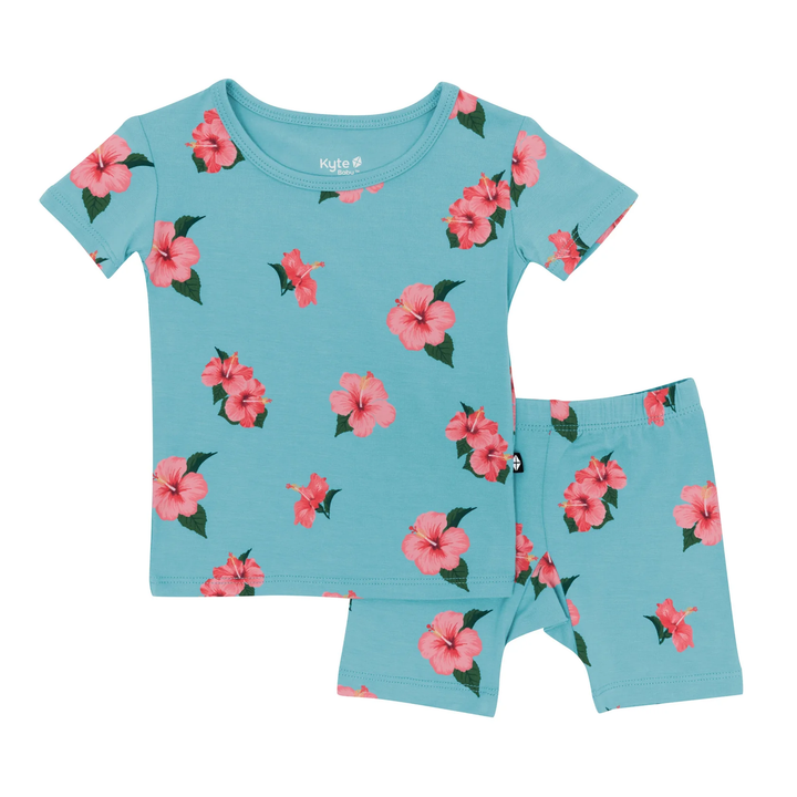 SHORT SLEEVE PAJAMAS || HIBISCUS