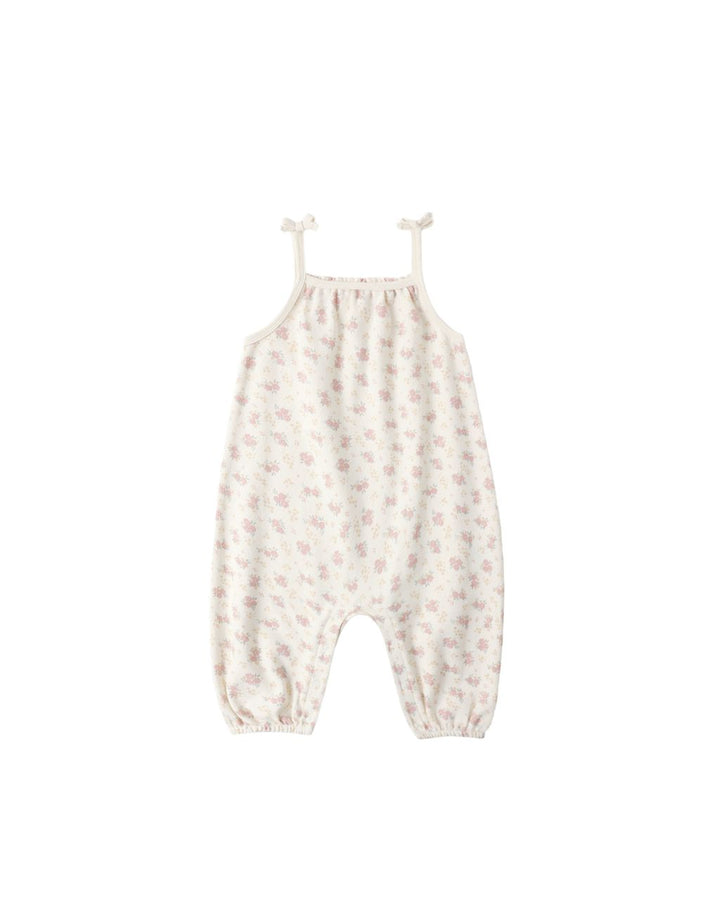 SMOCKED JUMPSUIT || FLOWER FIELD
