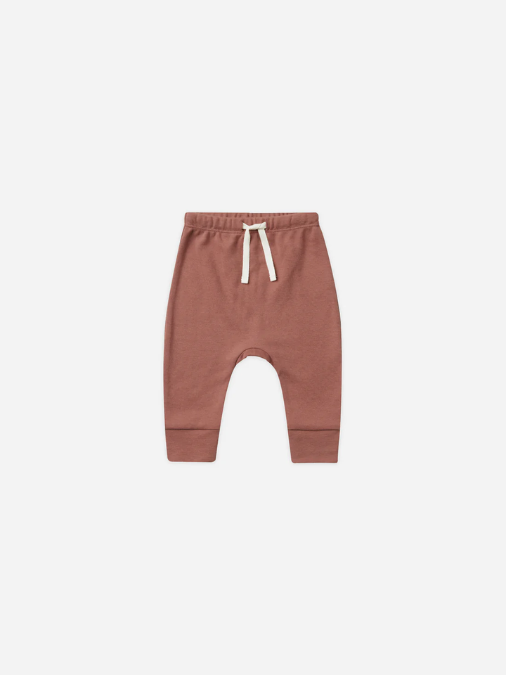 DRAWSTRING PANT || BERRY