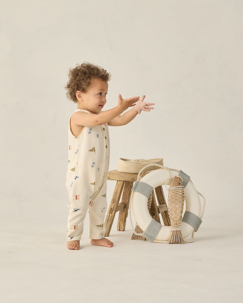 TERRY JUMPSUIT || FLAGS