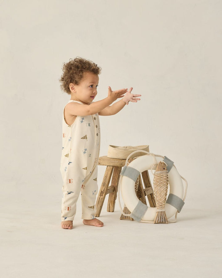 TERRY JUMPSUIT || FLAGS