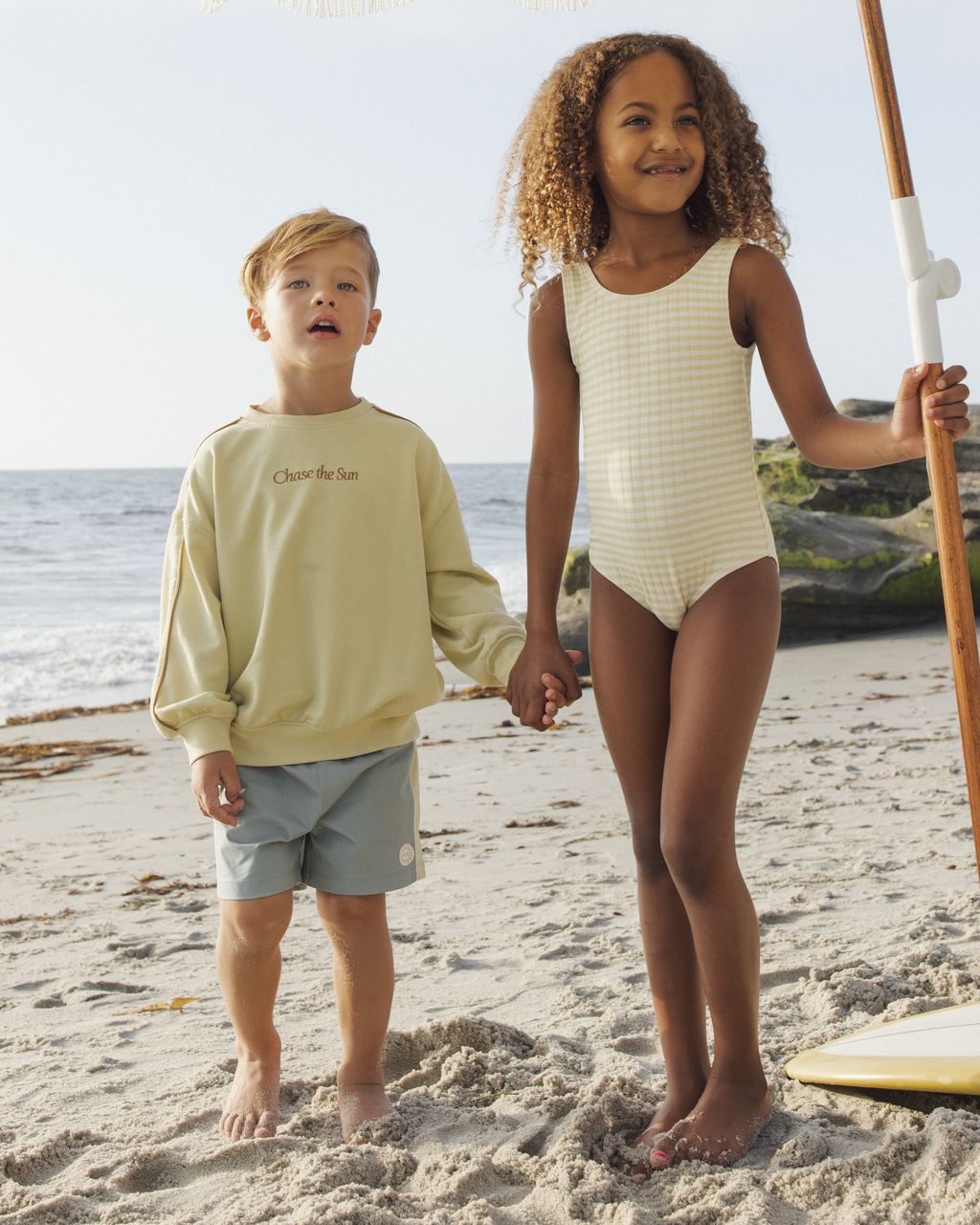 PANELED BOARDSHORT || SEA GREEN