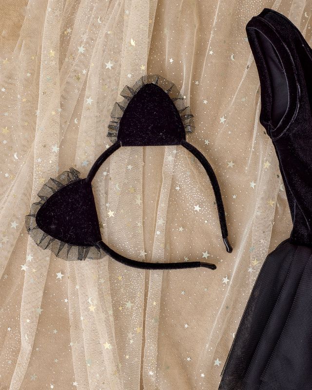 CAT HEADBAND || BLACK