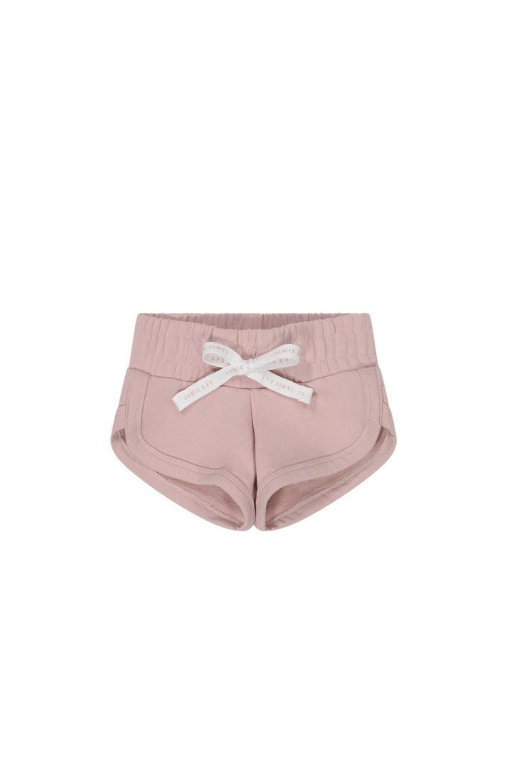 ORGANIC COTTON IVY SHORTIE || POWDER PINK