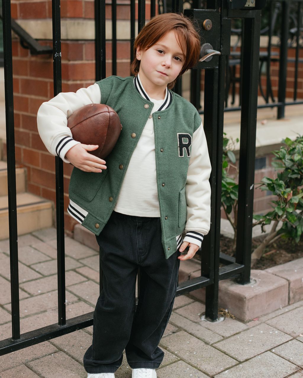 VARSITY JACKET || GREEN