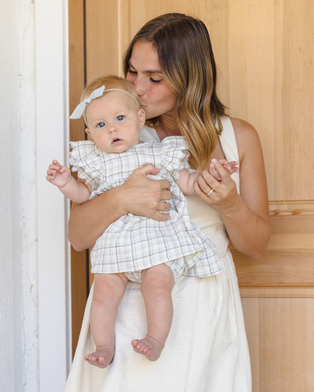 ALINA DRESS || BLUE PLAID
