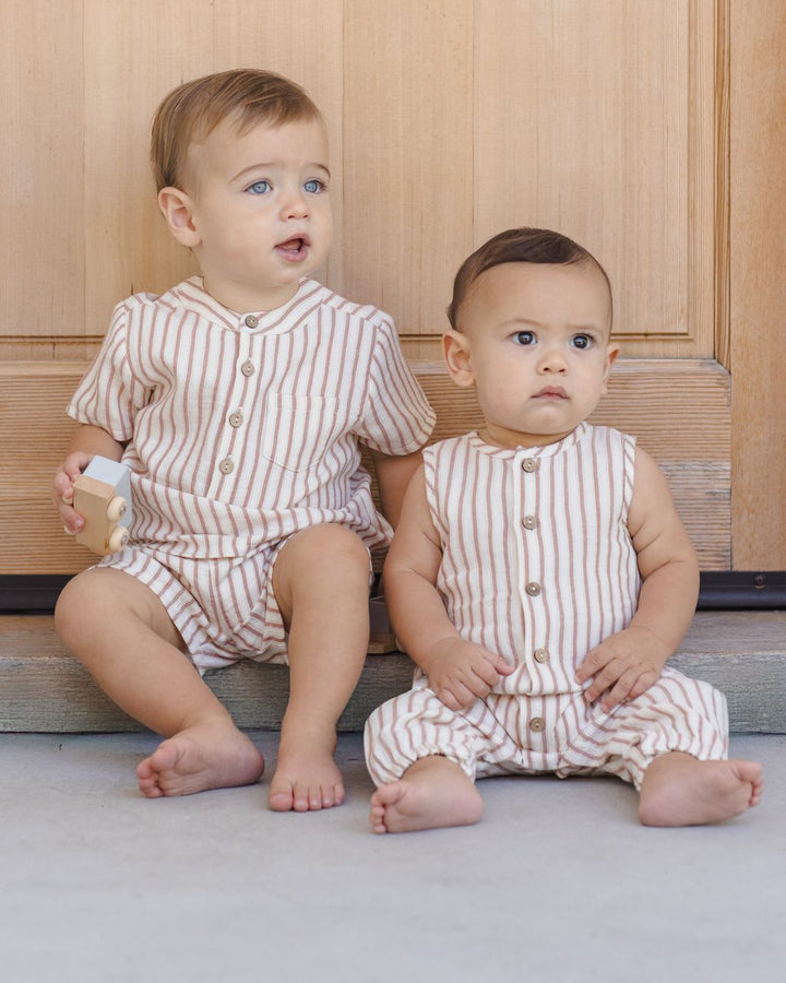HAYES ROMPER || VINTAGE STRIPE