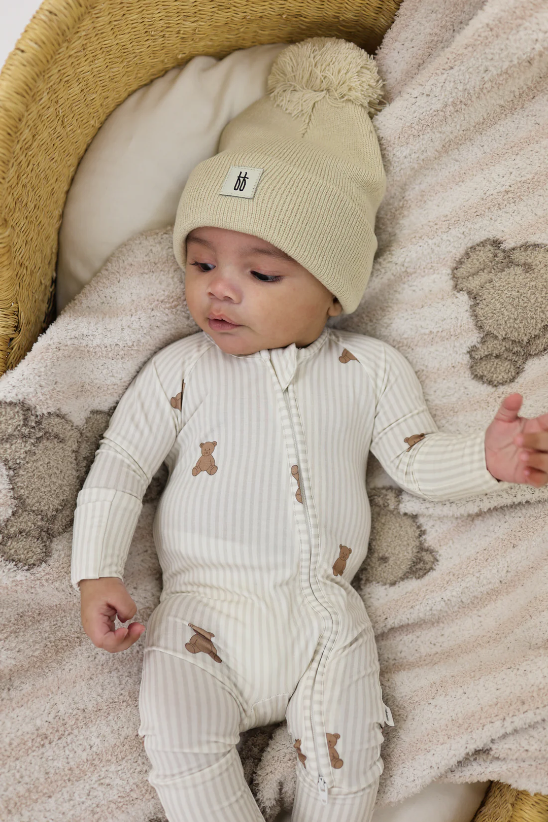 BAMBOO ZIP PJS || TEDDY