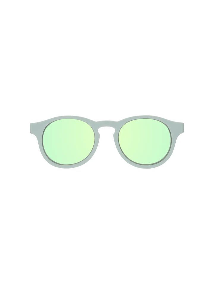 POLARIZED KEYHOLE SUNGLASSES||SEAFOAM BLUE