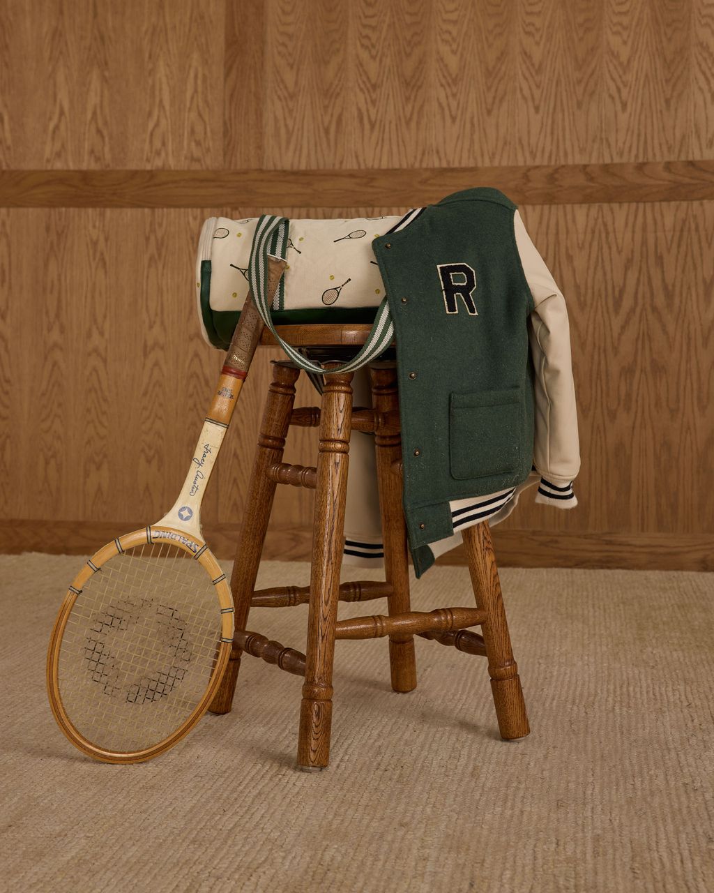 VARSITY JACKET || GREEN