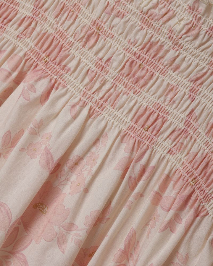 HAZEL ROMPER || BLUSH ENGLISH ROSE