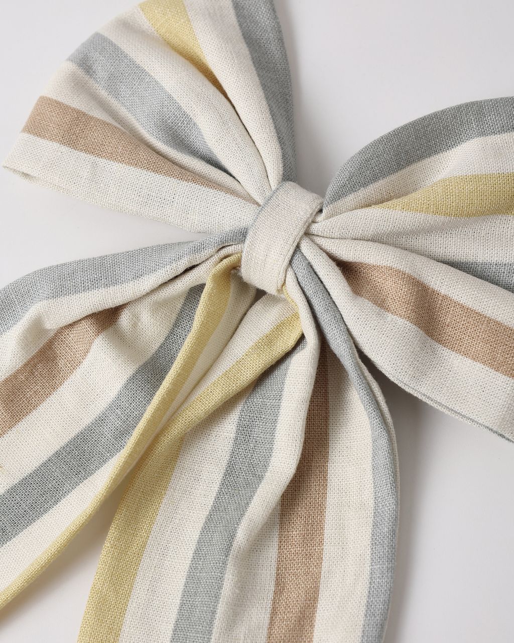 OVERSIZED BOW || VALENCIA STRIPE