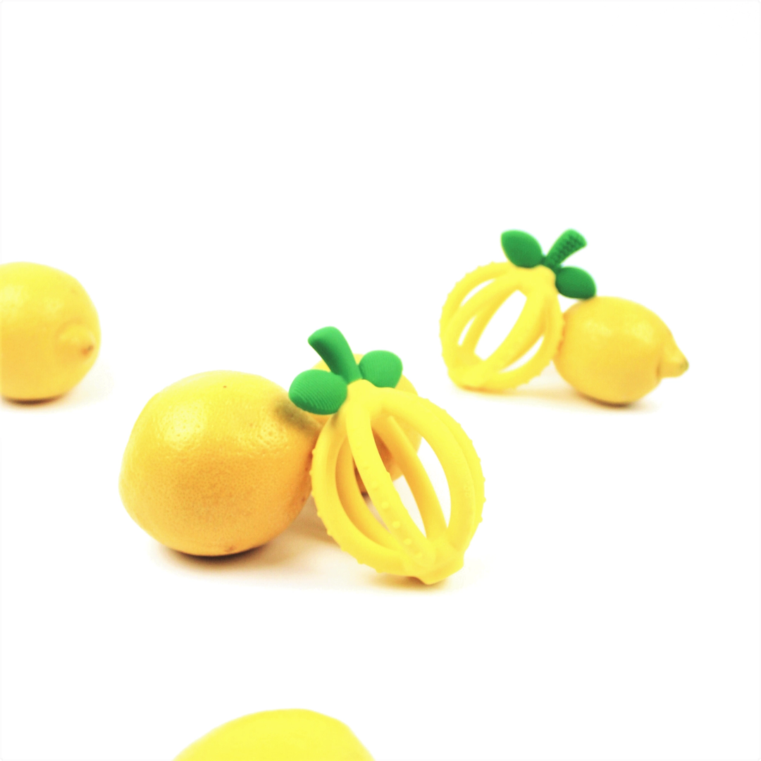 TEETHING BALL BABY TEETHER || LEMON