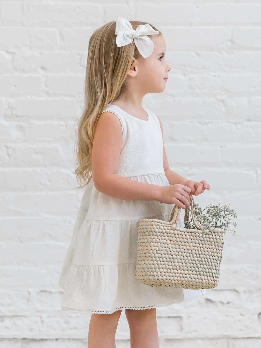 ZOEY SEERSUCKER TIERED DRESS || COCONUT