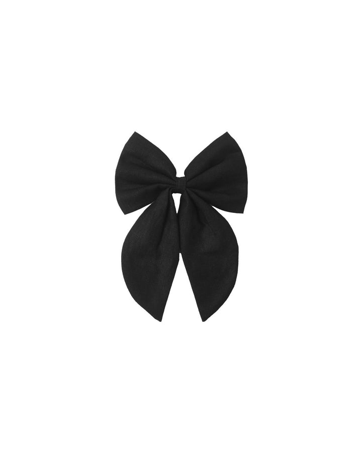 OVERSIZED BOW || BLACK