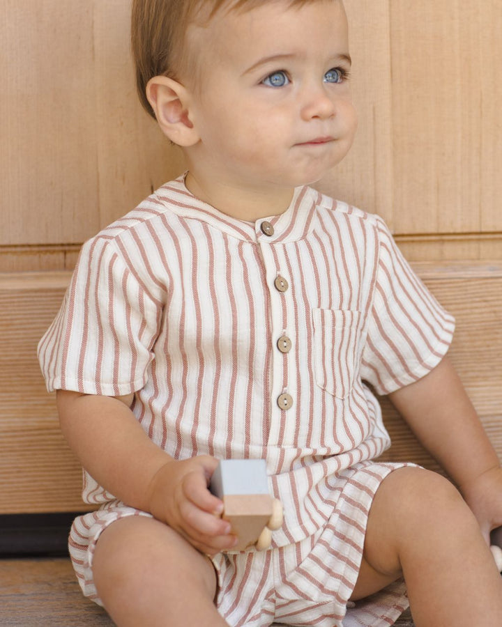 WOVEN SHORT || VINTAGE STRIPE