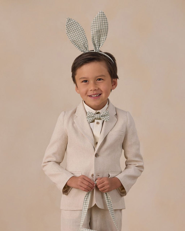 BOW TIE || EUCALYPTUS CHECK