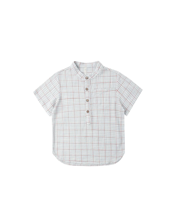 MASON SHIRT || LIGHT BLUE PLAID