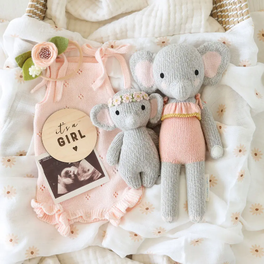 BABY ELEPHANT || BLUSH FLORAL