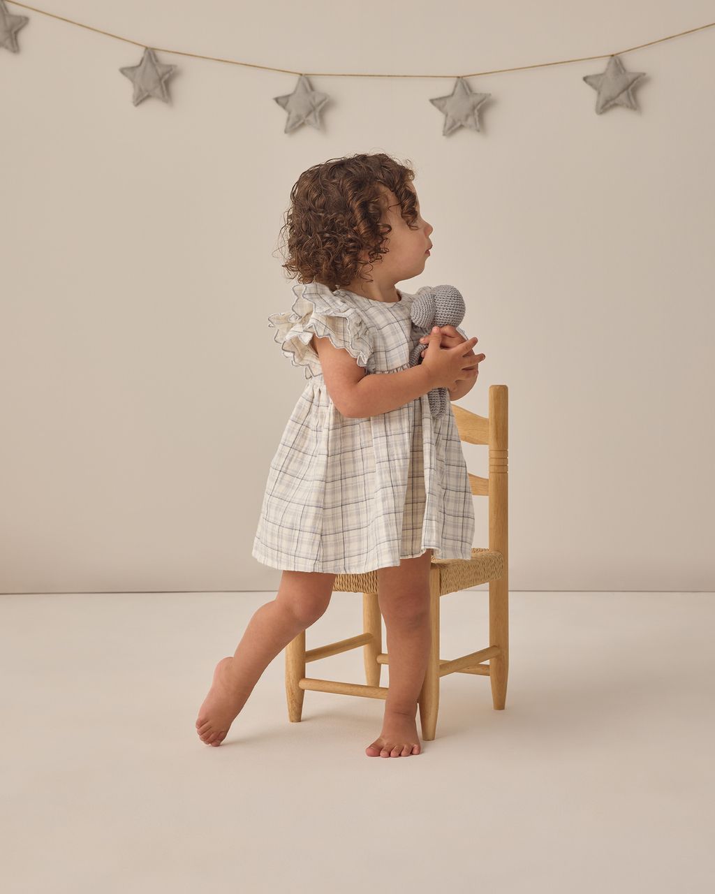 ALINA DRESS || BLUE PLAID