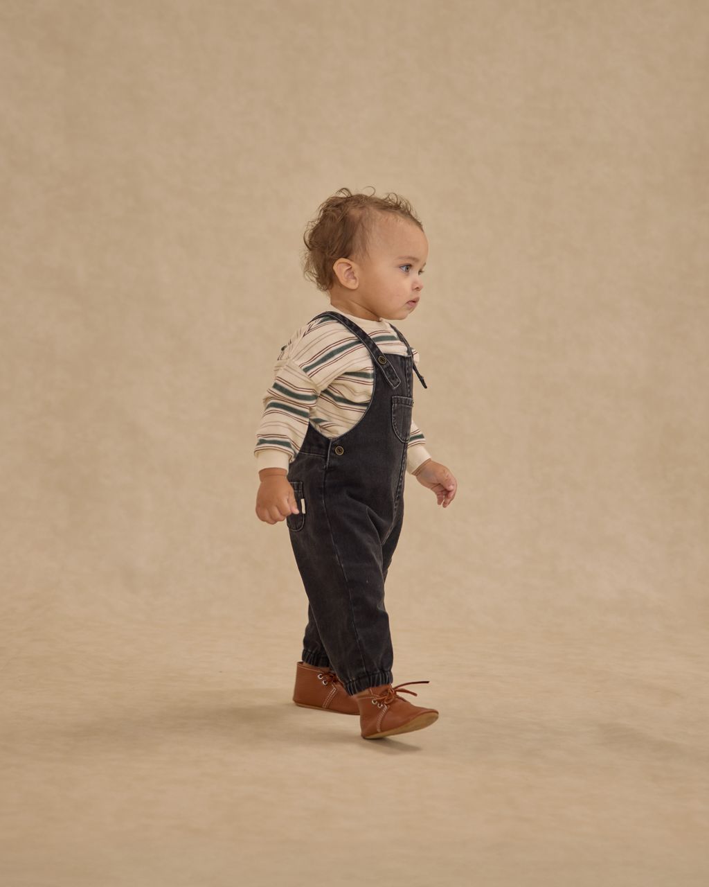 BABY OVERALLS || WASHED BLACK