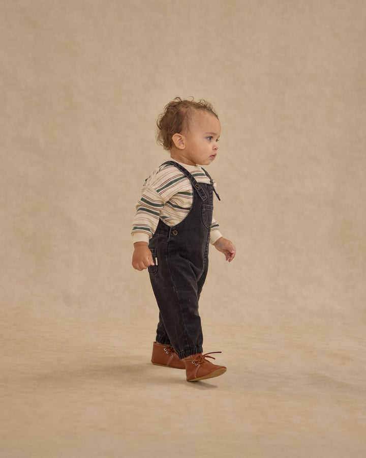 BABY OVERALLS || WASHED BLACK