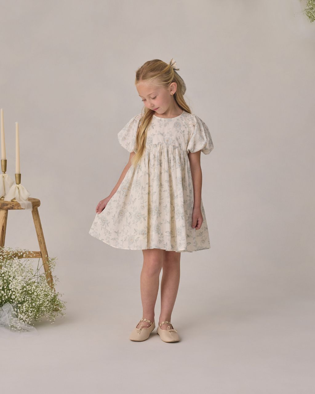 LUNA DRESS || MIST ENGLISH ROSE