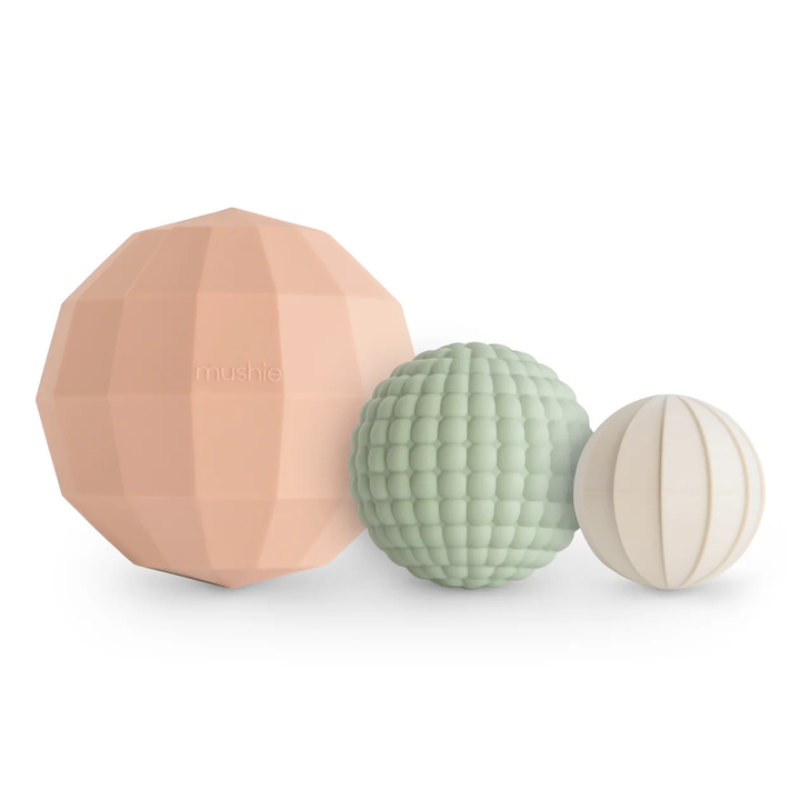 NESTING SPHERES SENSORY TOY || BLUSH