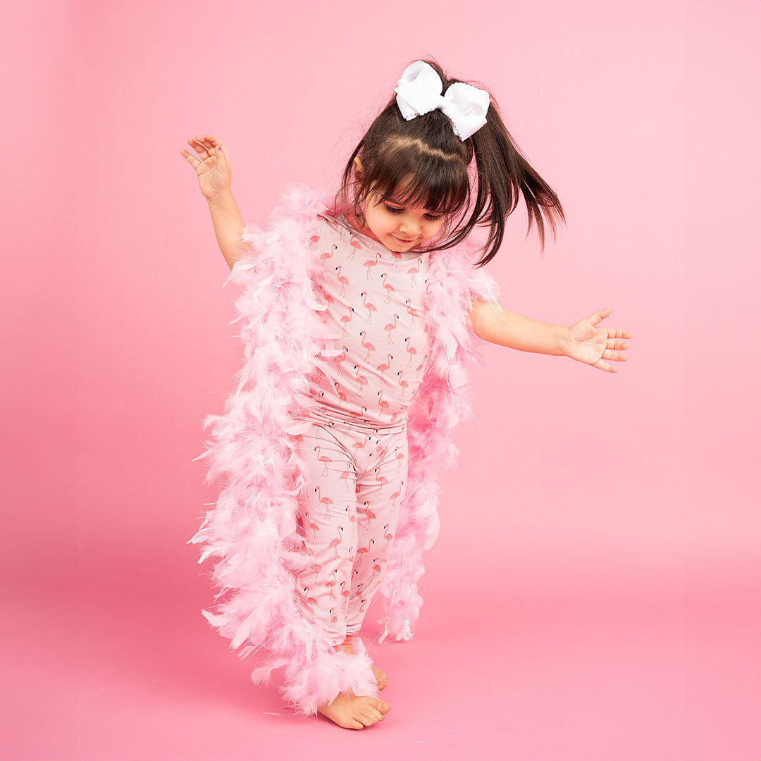 BAMBOO KIDS PAJAMAS || FANCY FLAMINGO